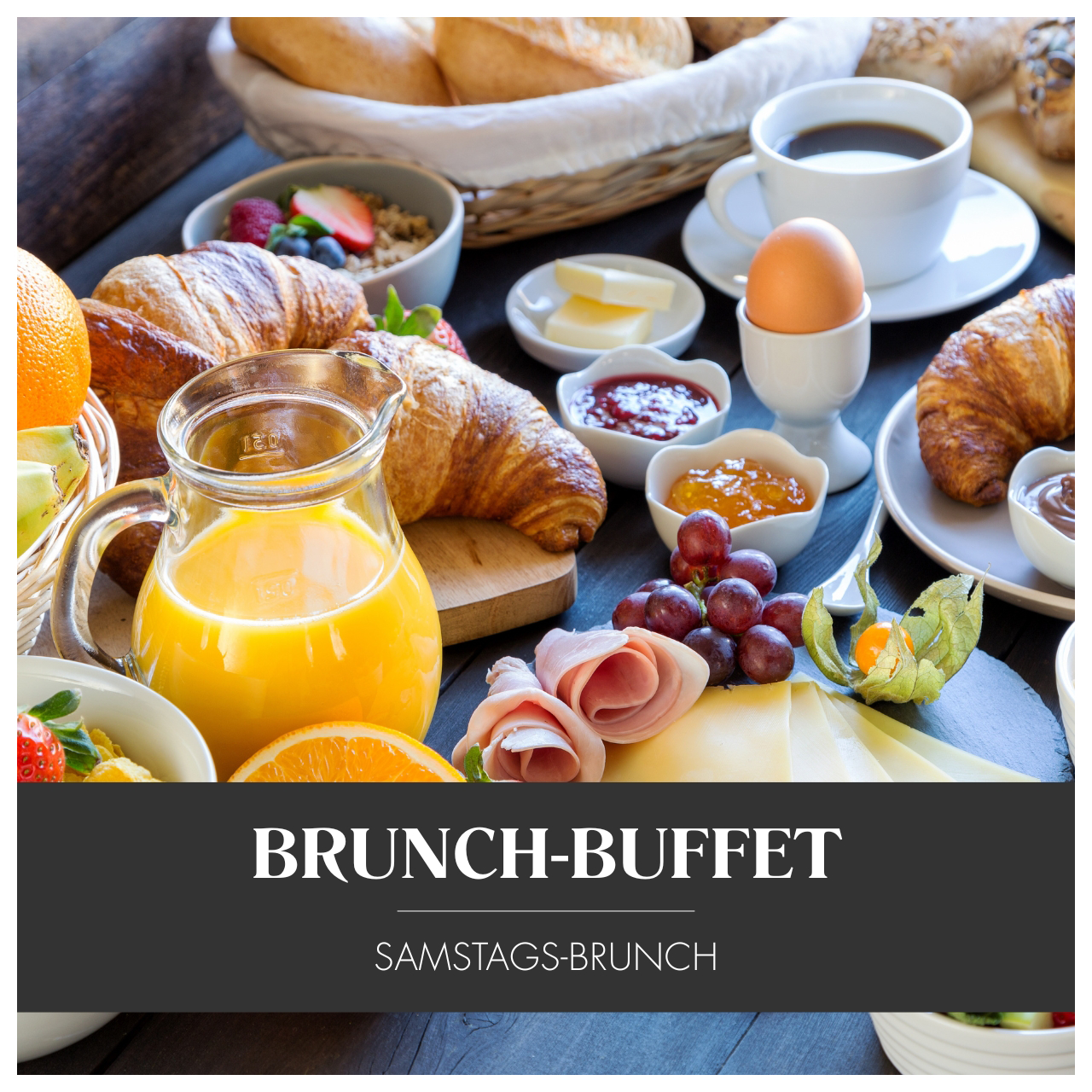 Samstags-Brunch